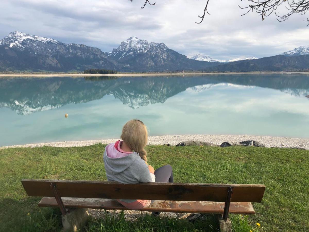 フュッセンNeuschwanstein-Blickアパートメント エクステリア 写真
